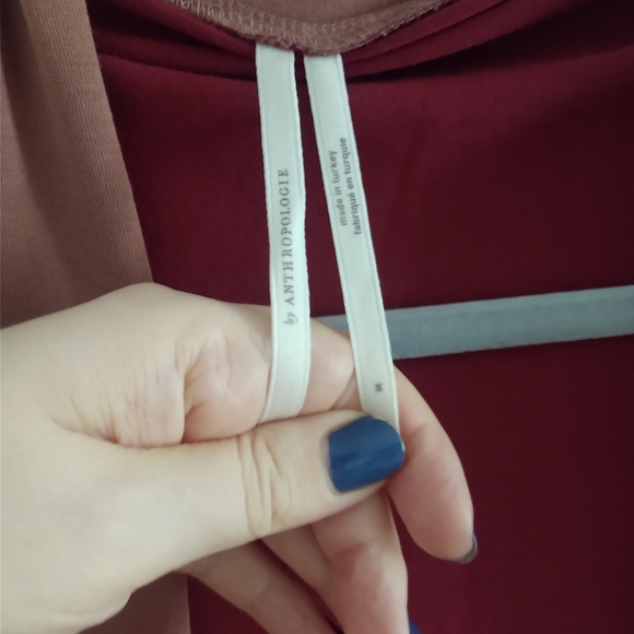 NWOT Anthro Color Block Robe - Picture 5 of 8